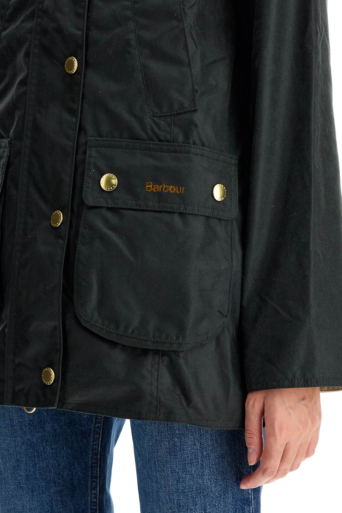 Barbour modern beadnell waxed