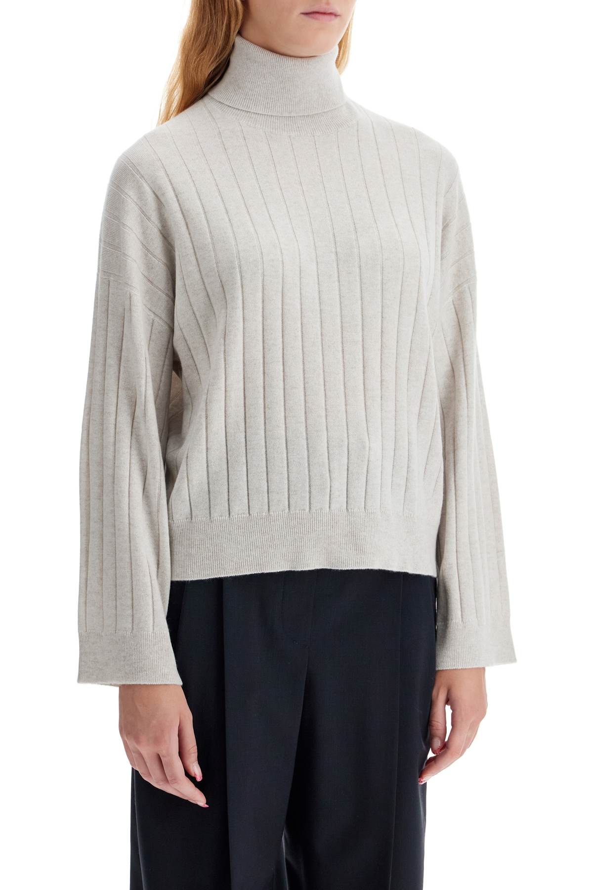 Brunello Cucinelli high-neck cashmere pullover sweater - VivaceVenus