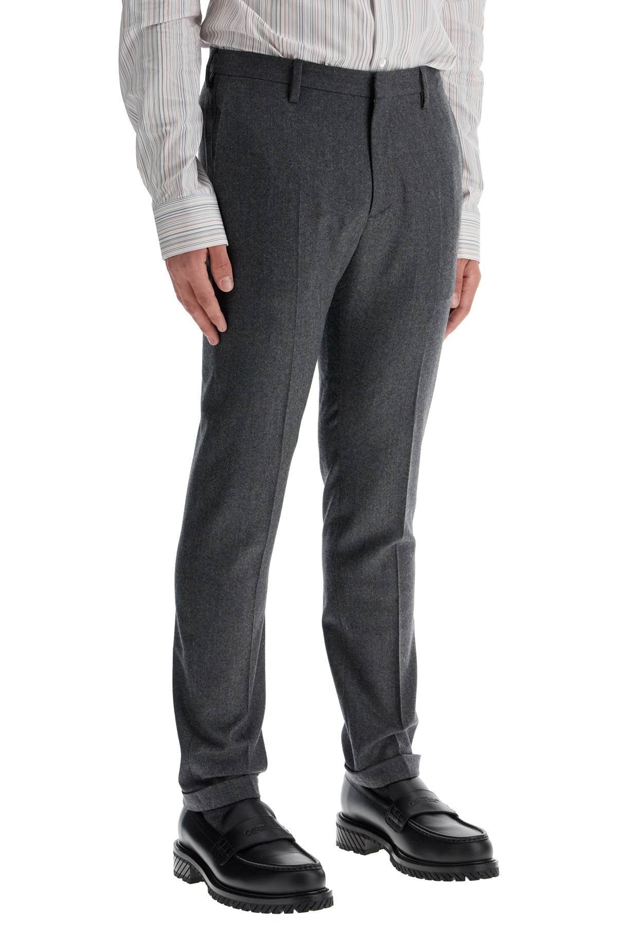 Paul Smith slim fit flannel trousers in eight - VivaceVenus