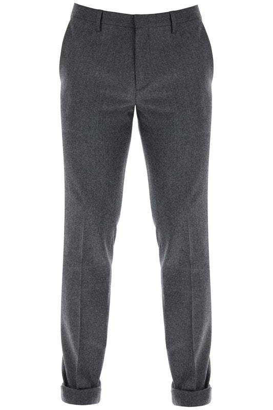 Paul Smith slim fit flannel trousers in eight - VivaceVenus