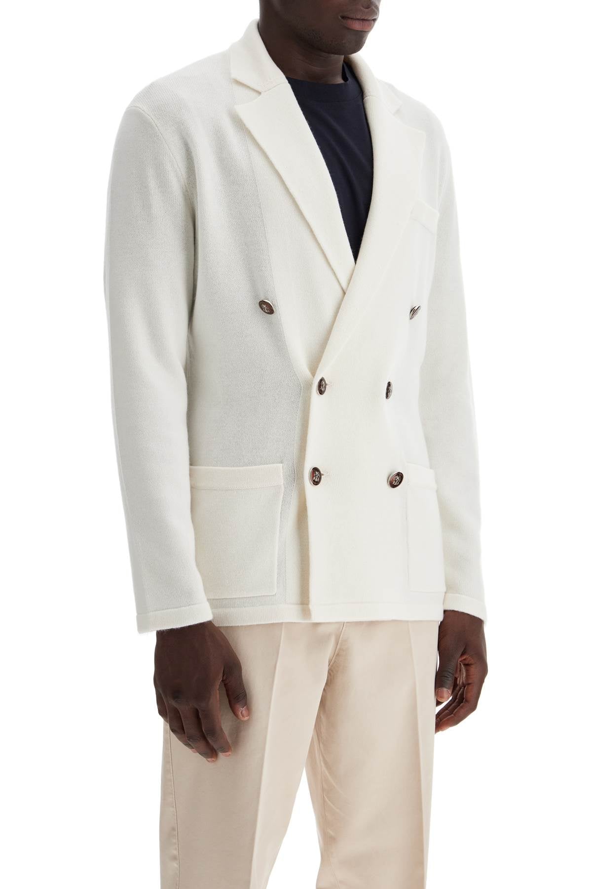 Brunello Cucinelli double-breasted cashmere cardigan - VivaceVenus