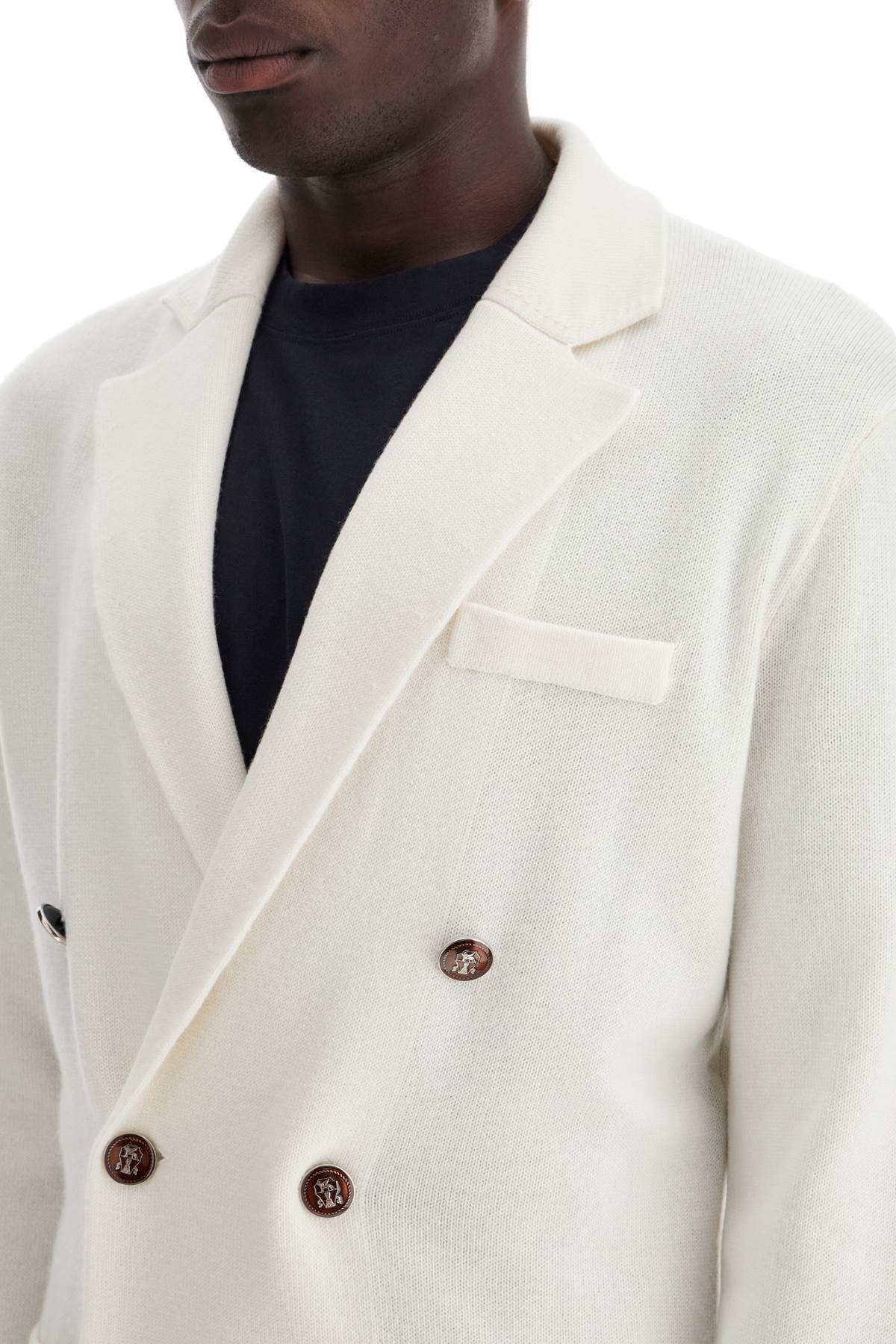 Brunello Cucinelli double-breasted cashmere cardigan - VivaceVenus