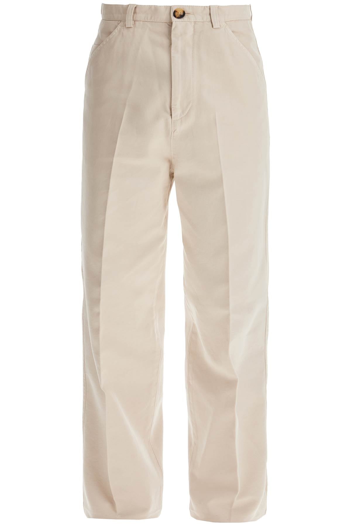 Brunello Cucinelli twill gabardine trousers with garment - VivaceVenus