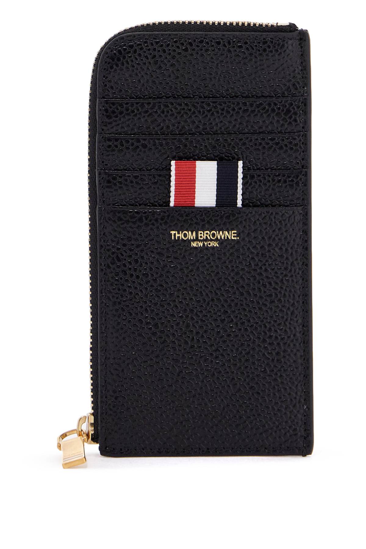 Thom Browne pebble grain leather cardholder - VivaceVenus