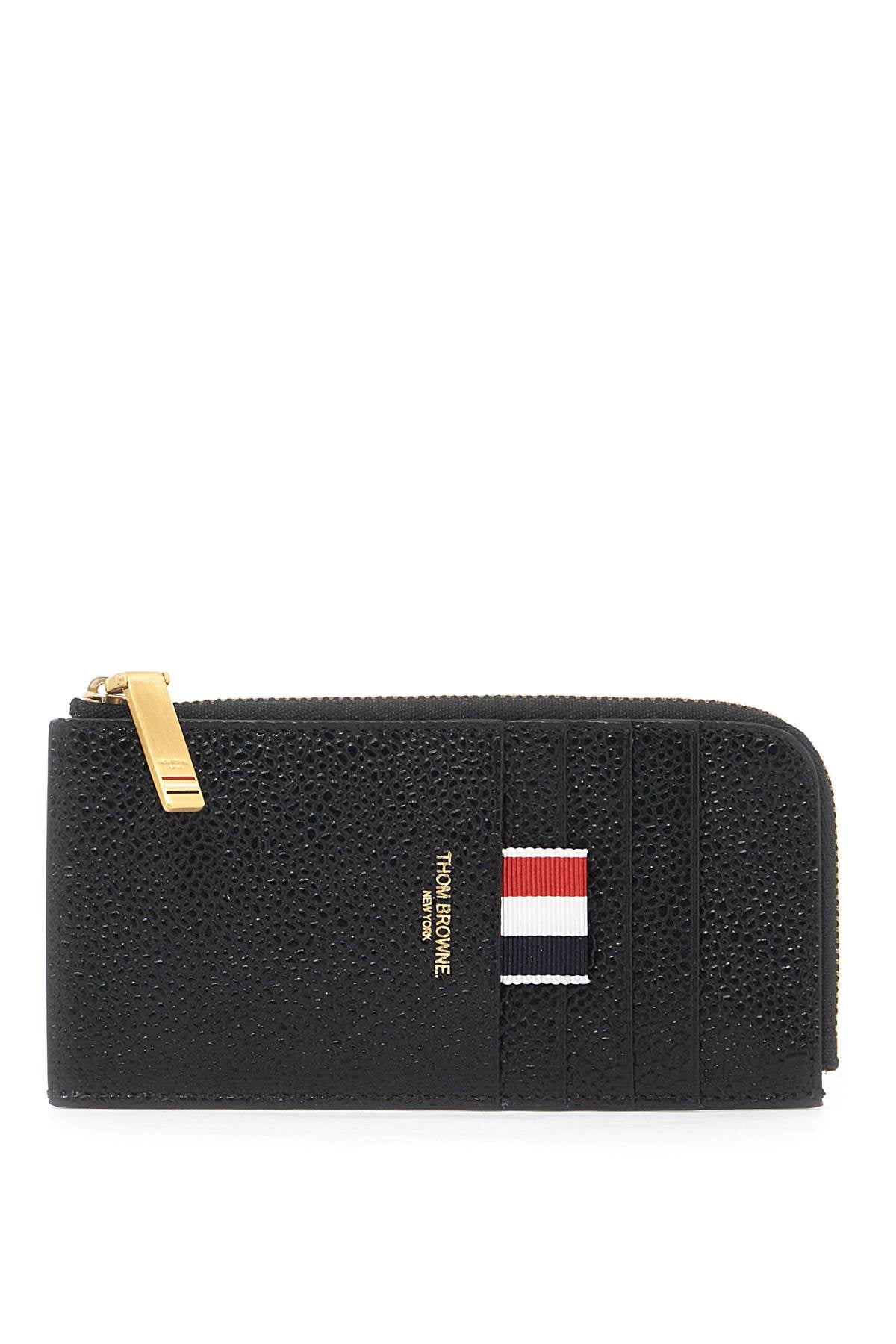 Thom Browne pebble grain leather cardholder - VivaceVenus