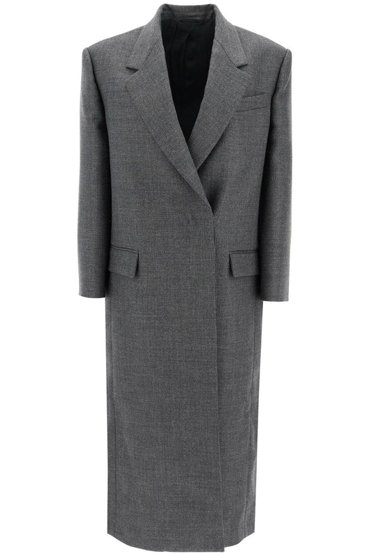 Brunello Cucinelli woolen overcoat in canvas fabric - VivaceVenus