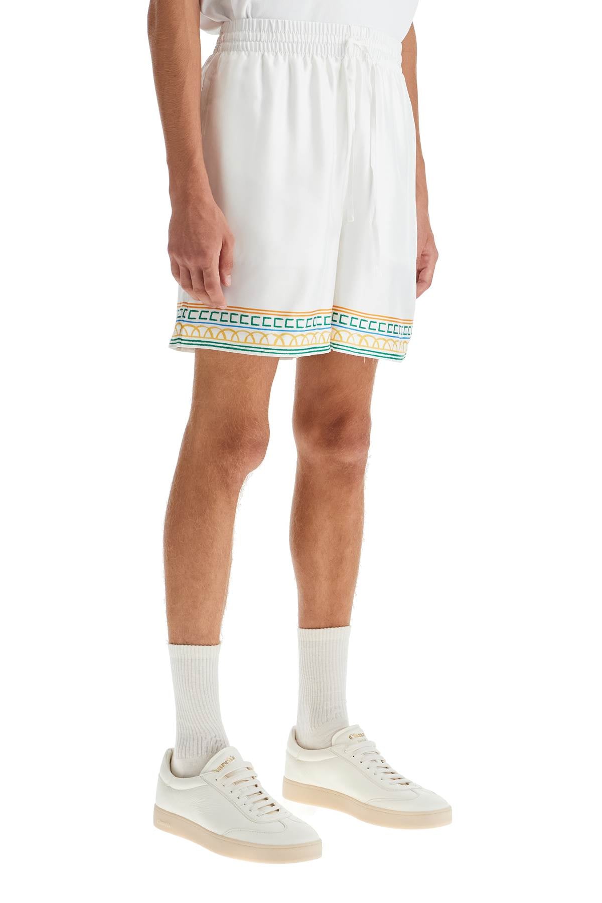 Casablanca silk bermuda shorts 'crayon temple - VivaceVenus