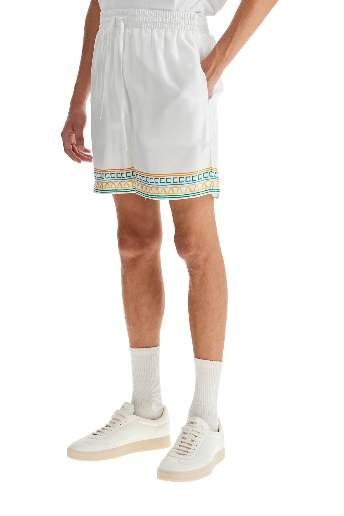 Casablanca silk bermuda shorts 'crayon temple - VivaceVenus