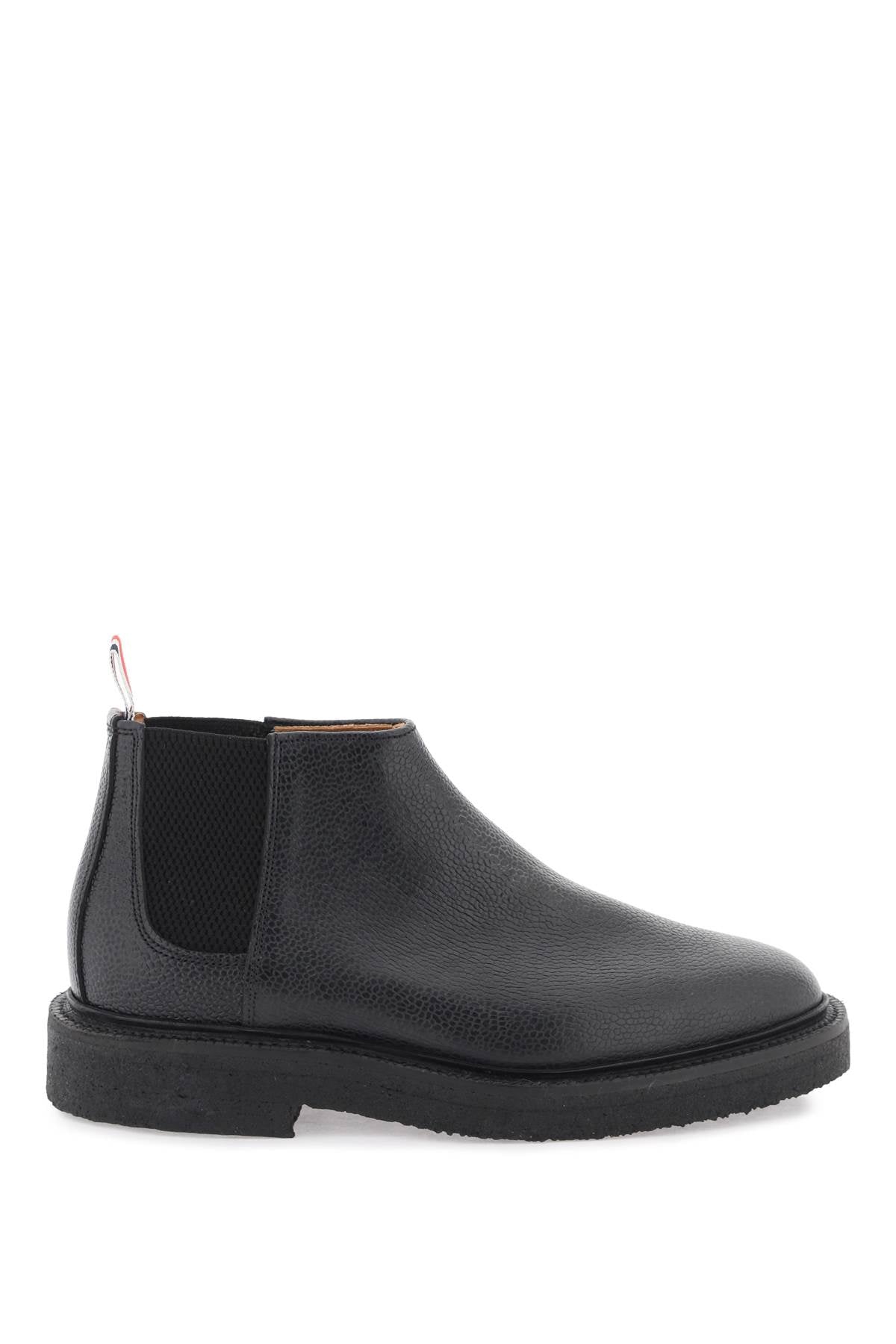 Thom Browne mid top chelsea ankle boots