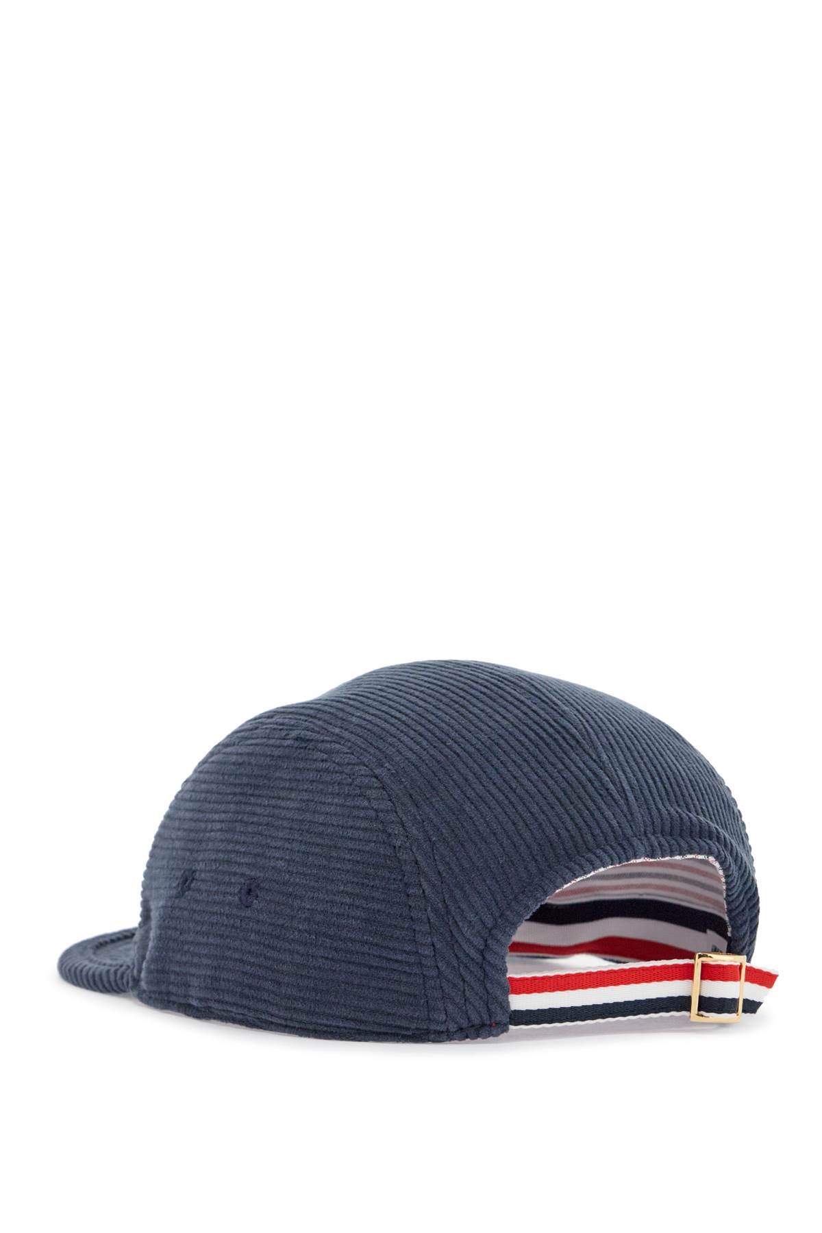 Thom Browne velvet baseball cap with seven - VivaceVenus