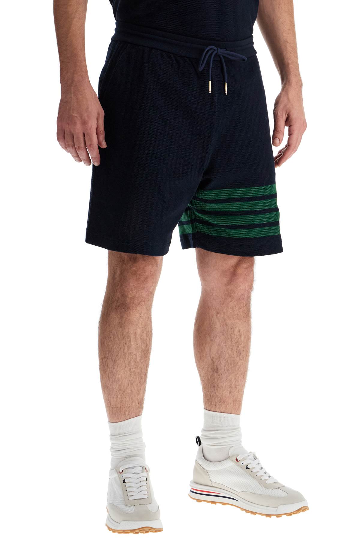 Thom Browne 4-bar cotton bermuda shorts - VivaceVenus