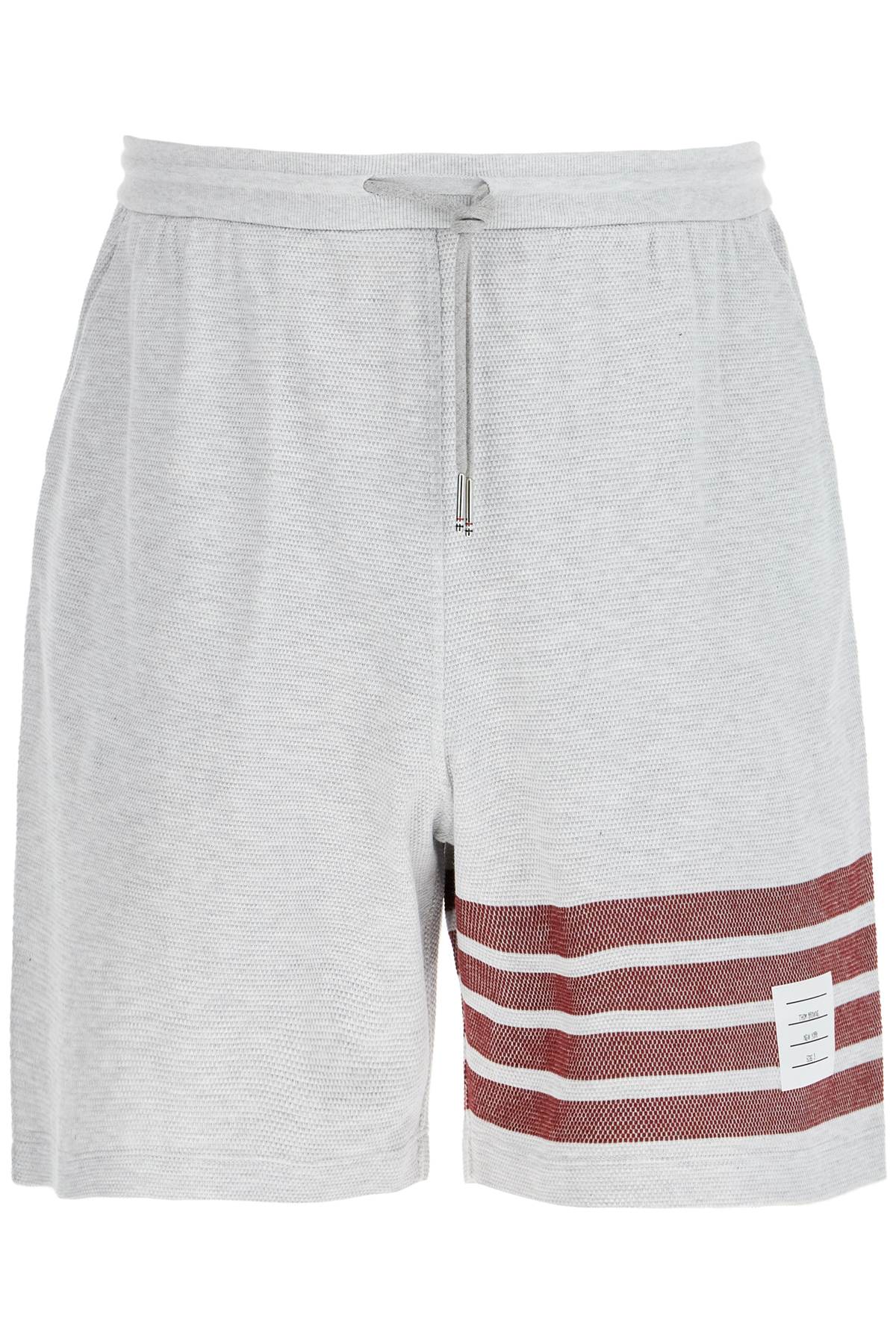 Thom Browne 4-bar cotton bermuda shorts - VivaceVenus