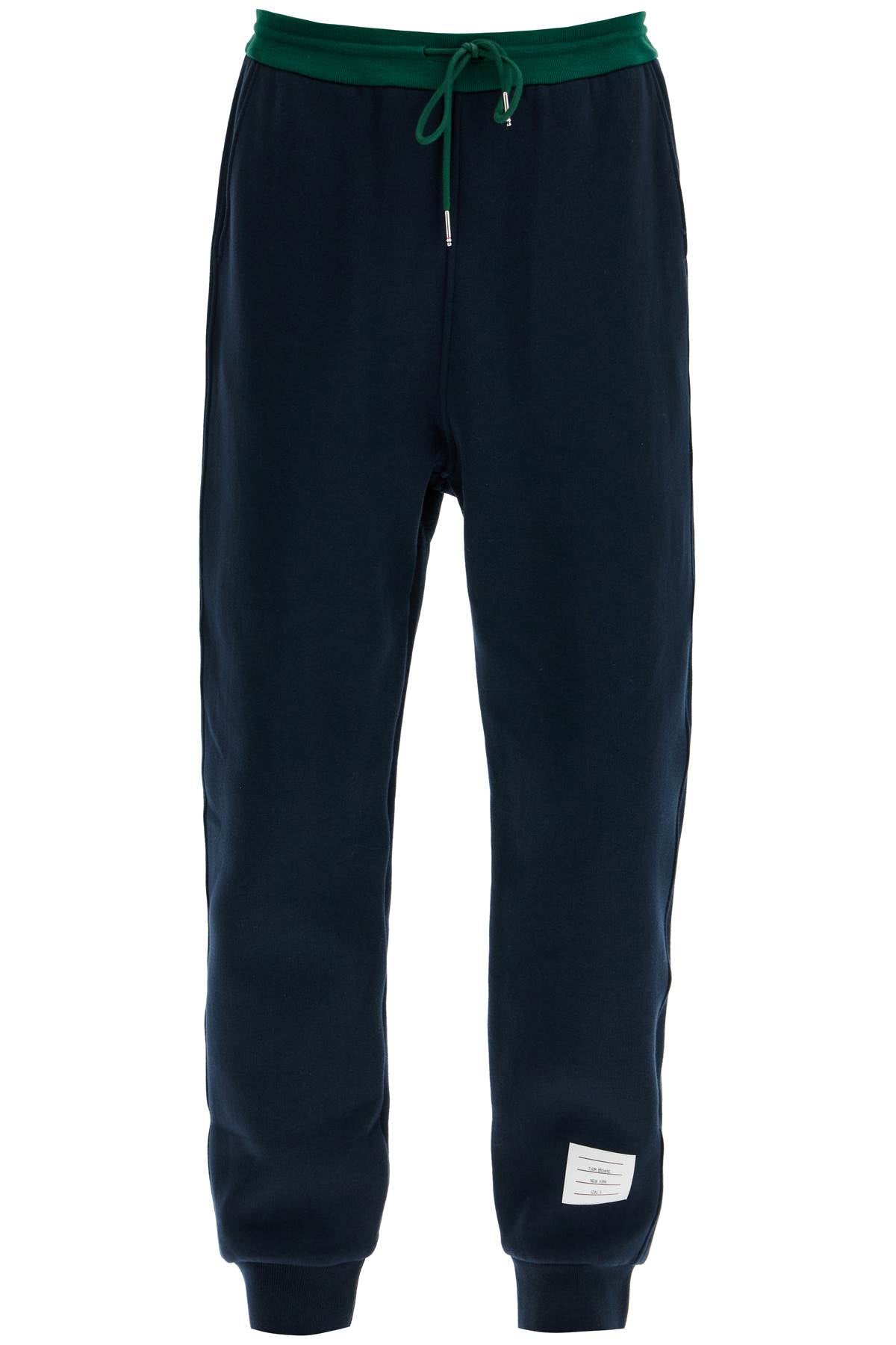 Thom Browne color block fleece joggers for men - VivaceVenus