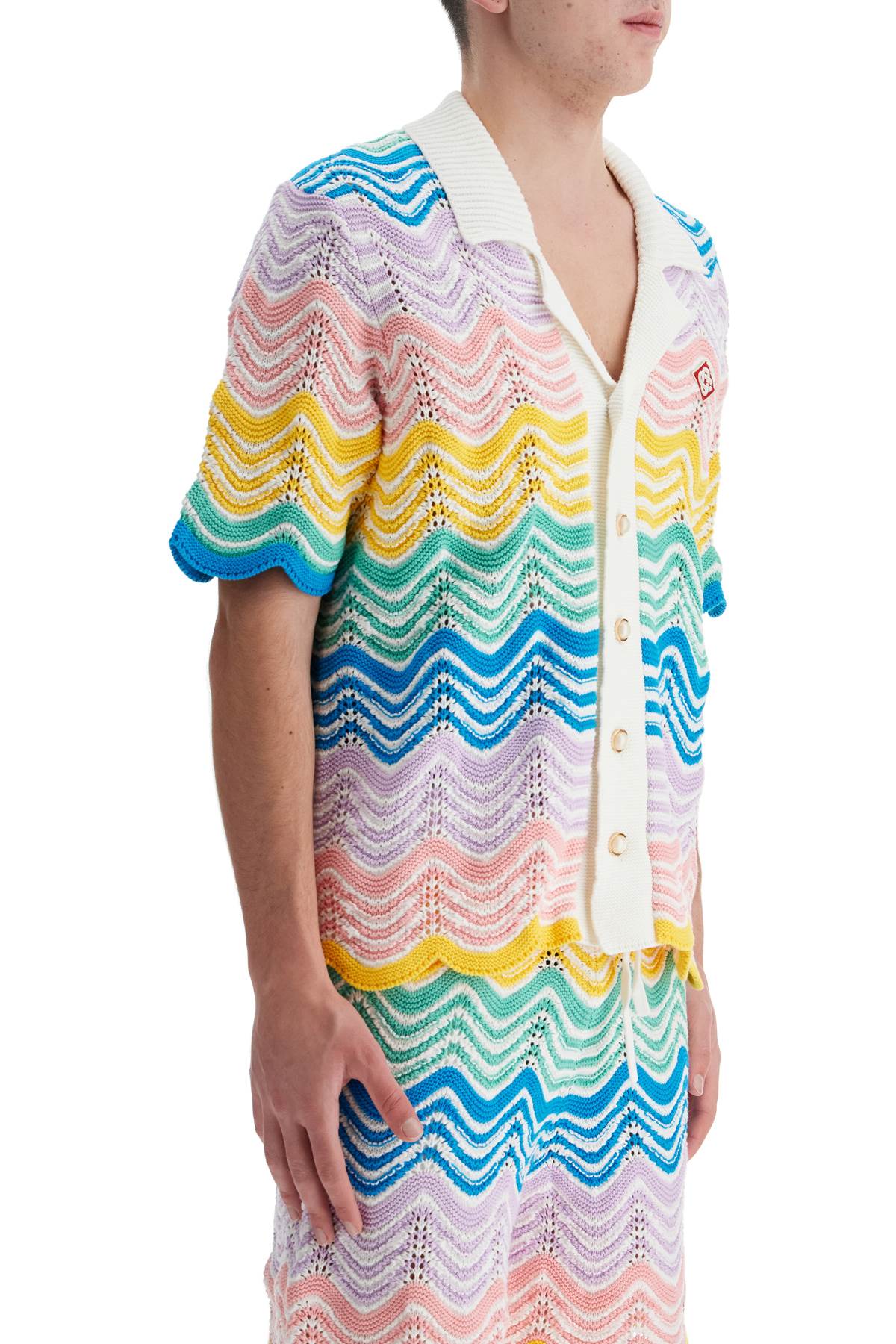 Casablanca gradient wave knit shirt - VivaceVenus