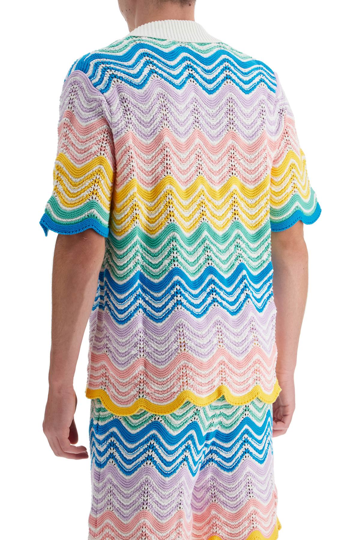 Casablanca gradient wave knit shirt - VivaceVenus