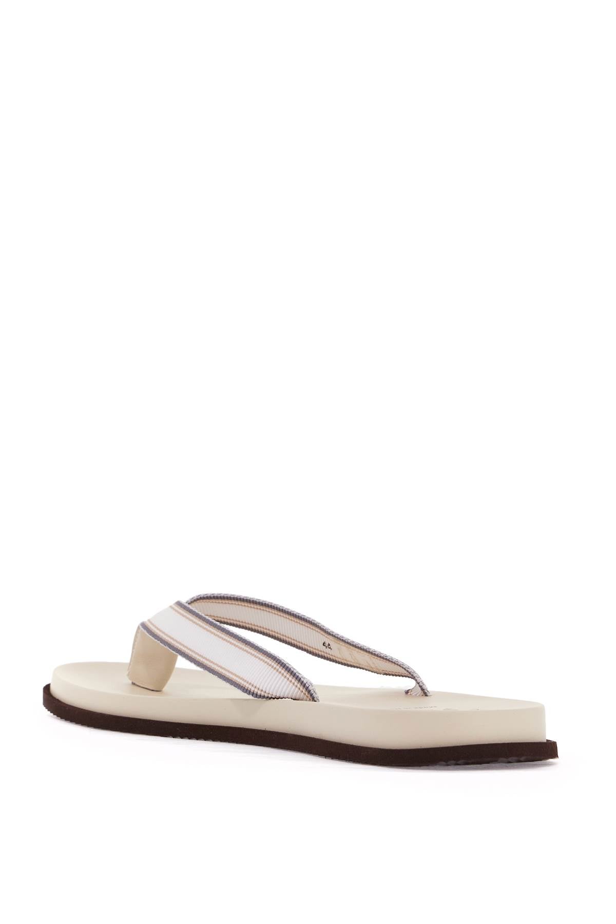 Brunello Cucinelli rubber flip-flop slides