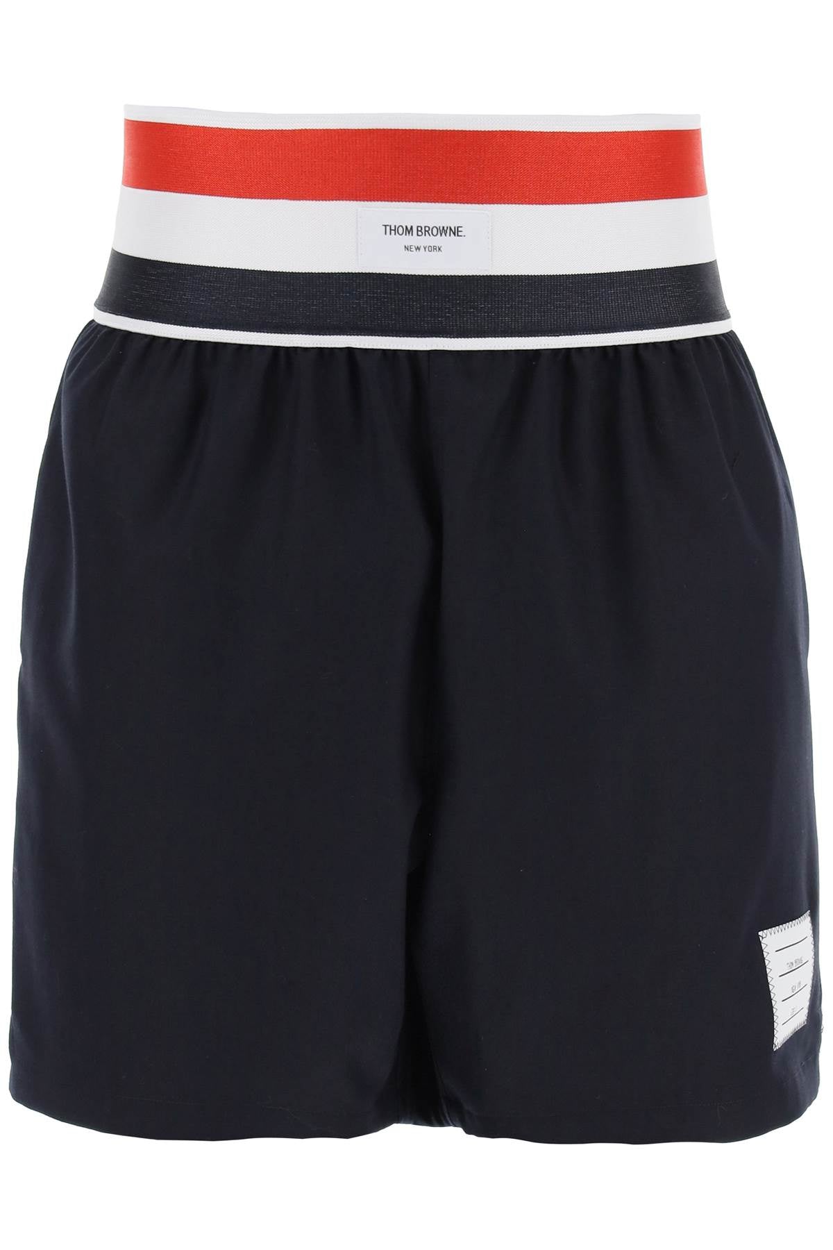 Thom Browne elastic waistband bermuda shorts in - VivaceVenus