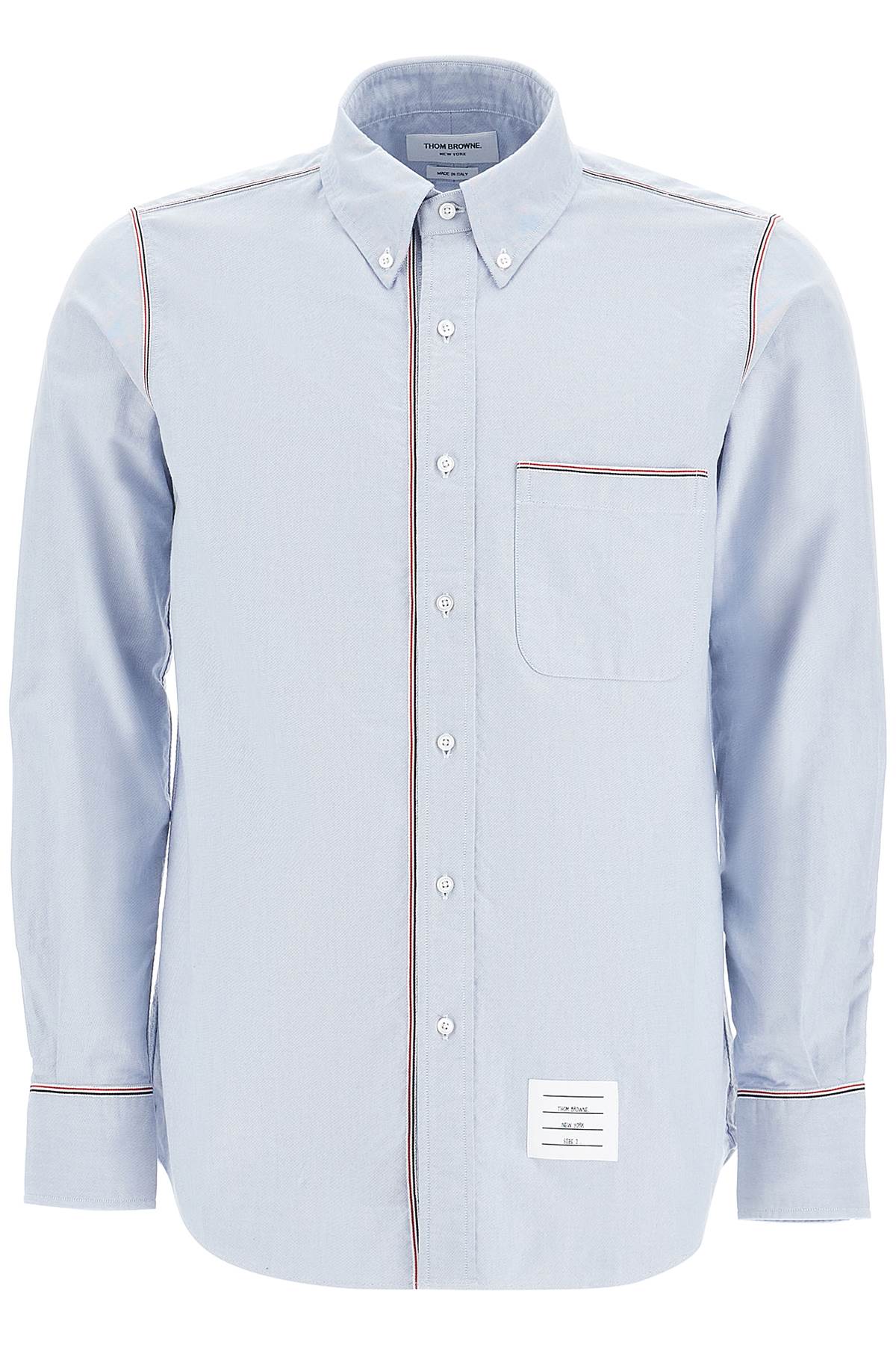 Thom Browne button-down shirt with gros-grain trim - VivaceVenus