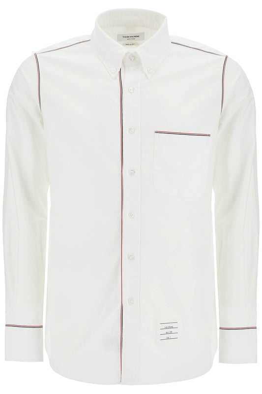 Thom Browne button-down shirt with gros-grain trim - VivaceVenus