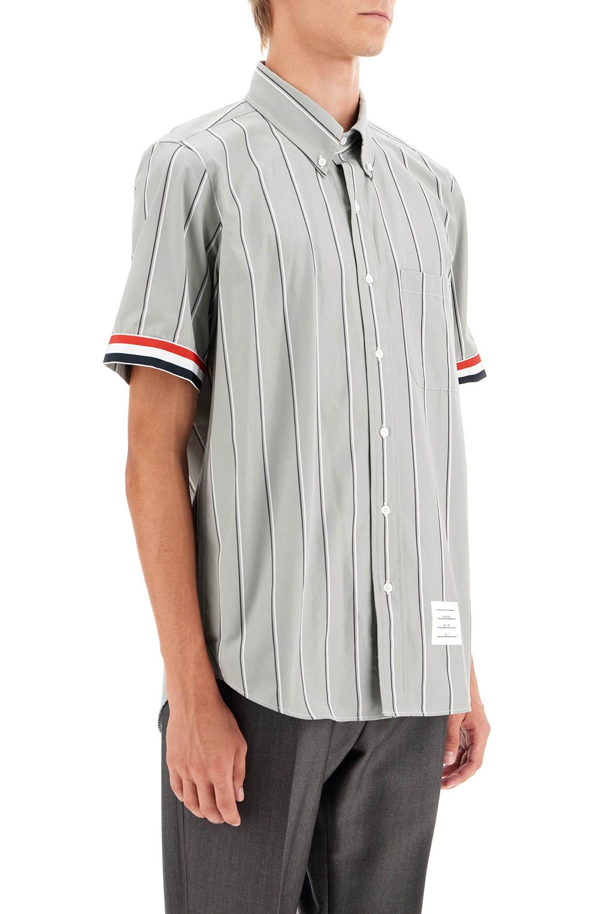 Thom Browne striped short-sleeved shirt - VivaceVenus