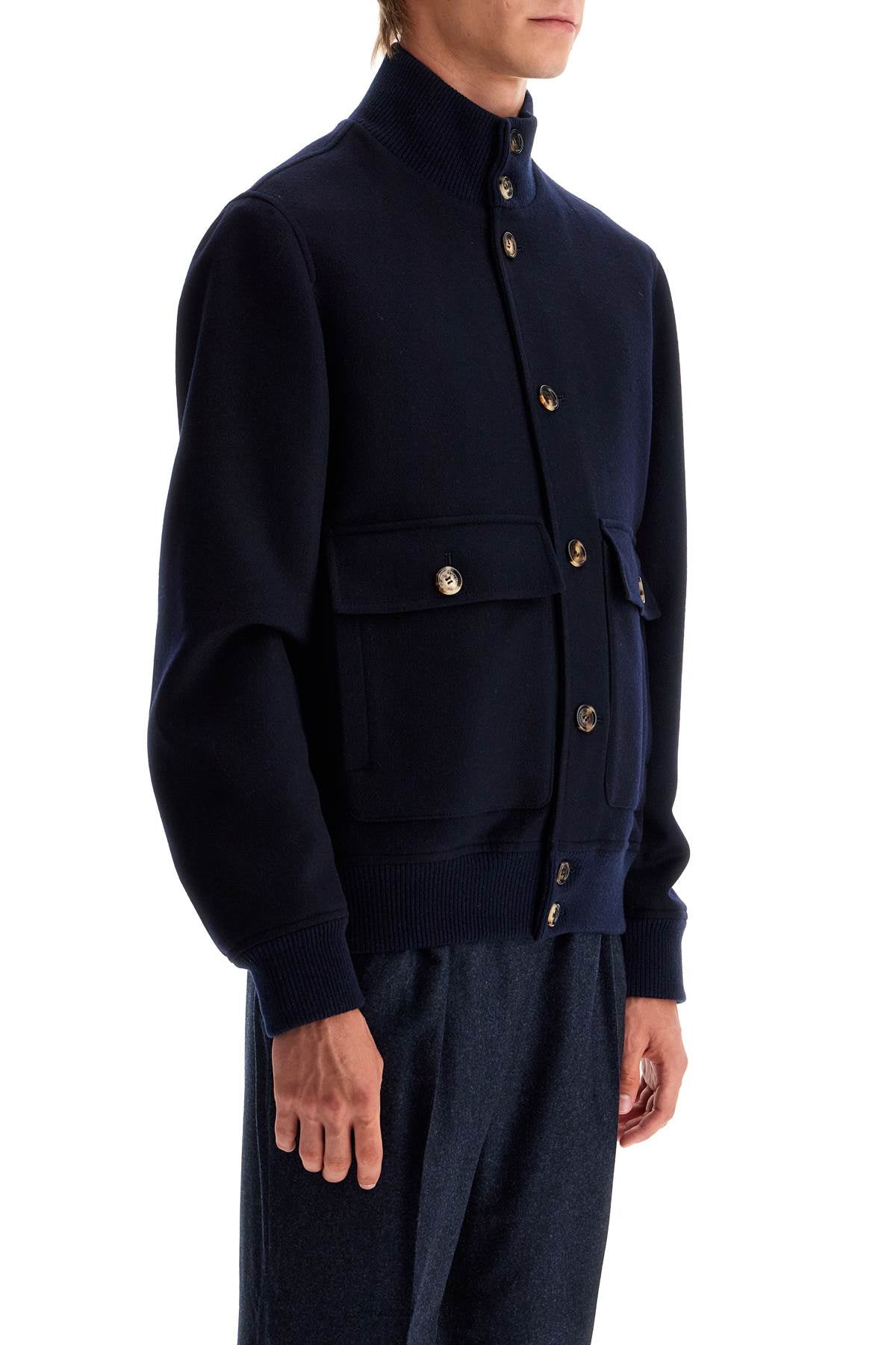 Brunello Cucinelli beaver bomber jacket in italian - VivaceVenus