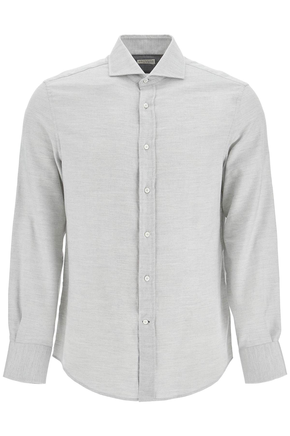 Brunello Cucinelli easy fit cotton-lyocell shirt - VivaceVenus