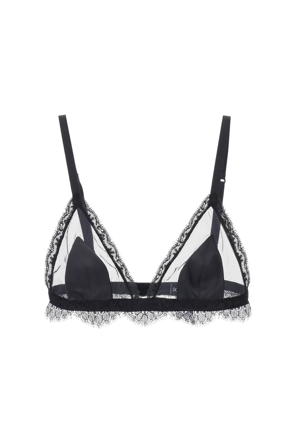 Dolce & Gabbana triangle satin and lace bra - VivaceVenus