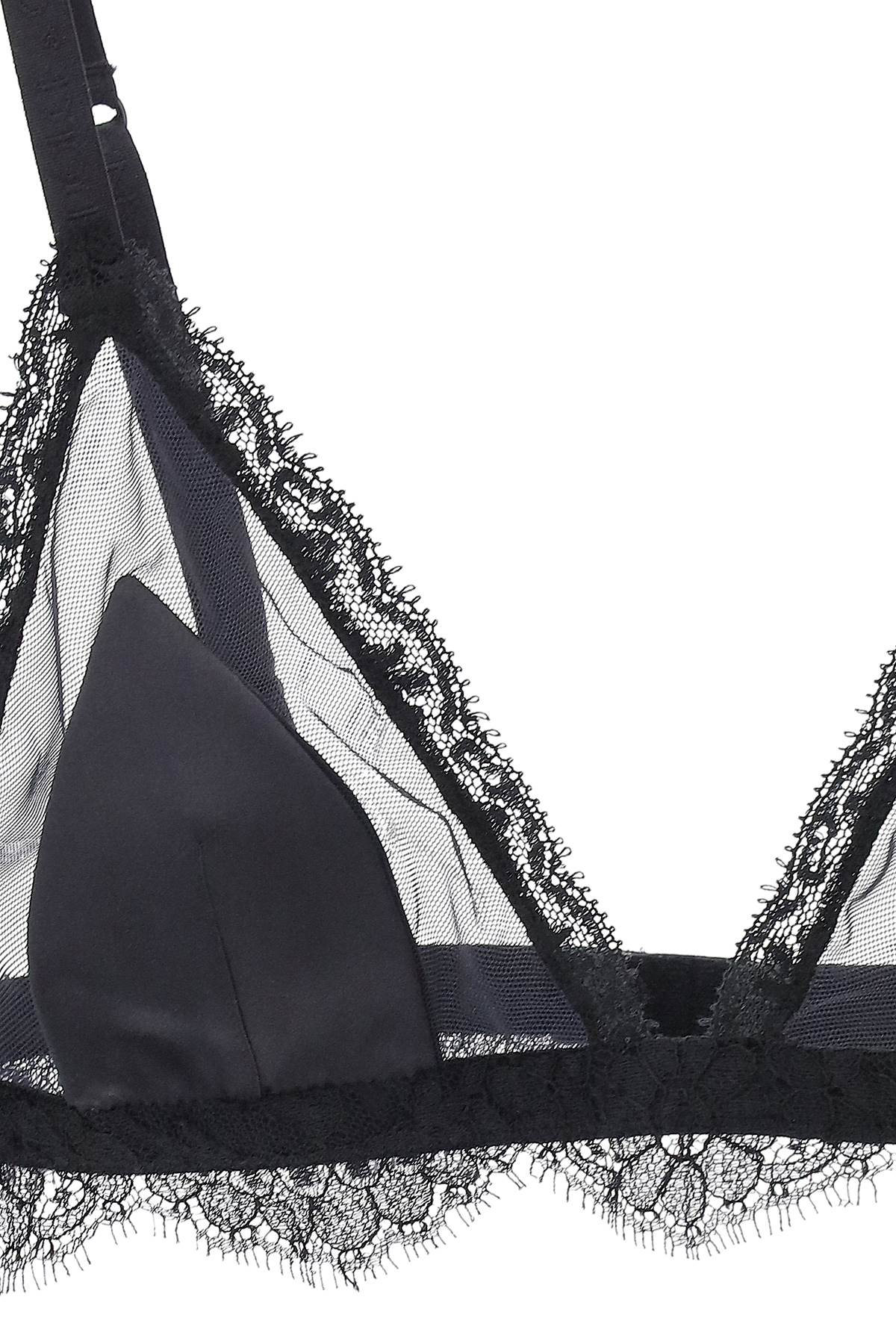 Dolce & Gabbana triangle satin and lace bra - VivaceVenus