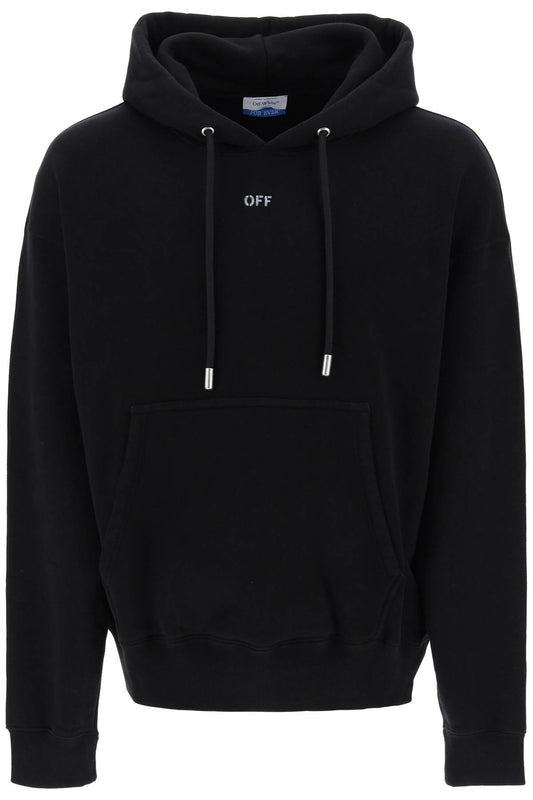 Off White Off-White skate hoodie with off logo