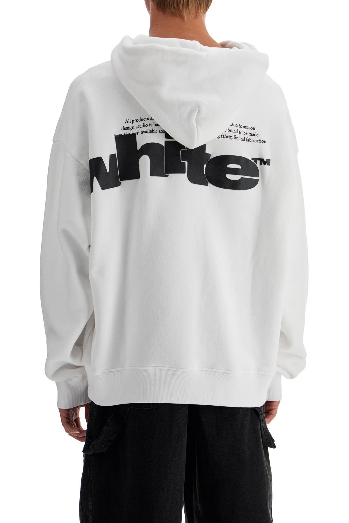 Off White Off-White hooded sweatshirt with shared - VivaceVenus