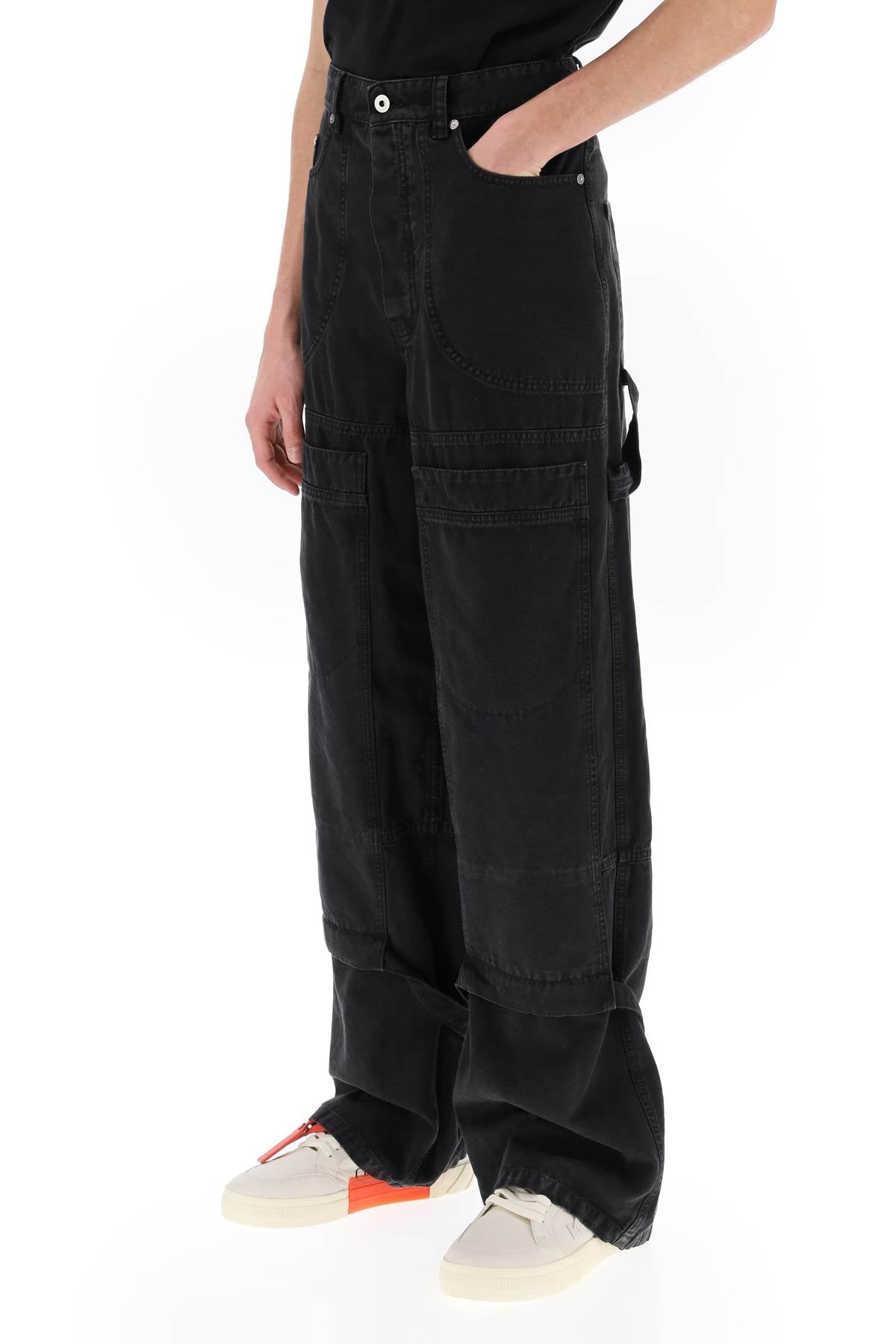 Off-White wide leg cargo pants - VivaceVenus