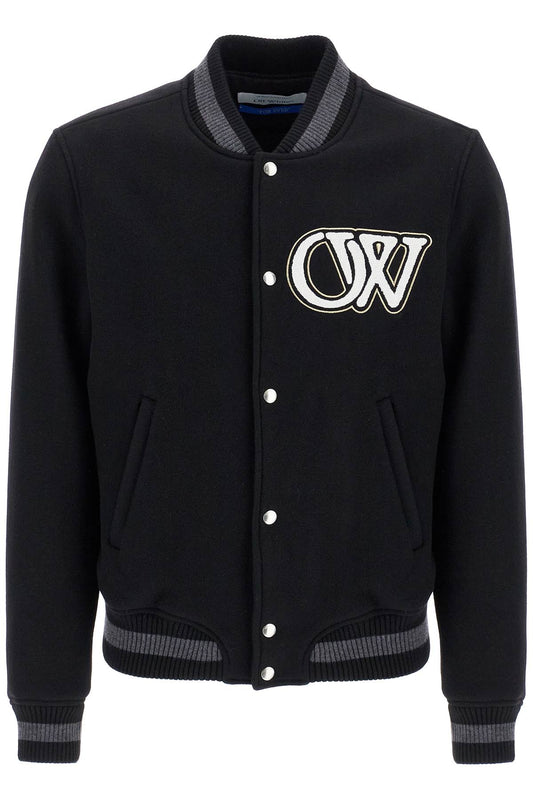 Off White Off-White embroidered lettering varsity - VivaceVenus