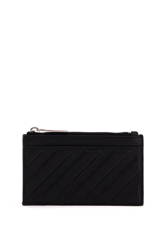 Off-White leather diag card holder - VivaceVenus