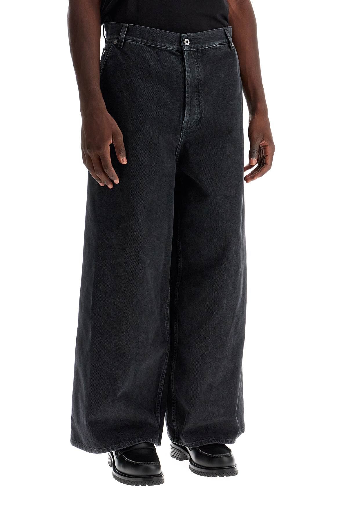 Off-White wide five-pocket jeans with spacious - VivaceVenus