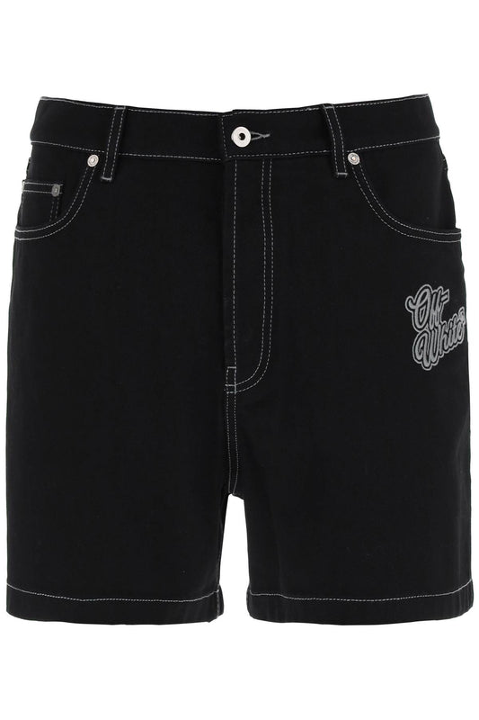 Off-White "denim bermuda shorts with 90 - VivaceVenus