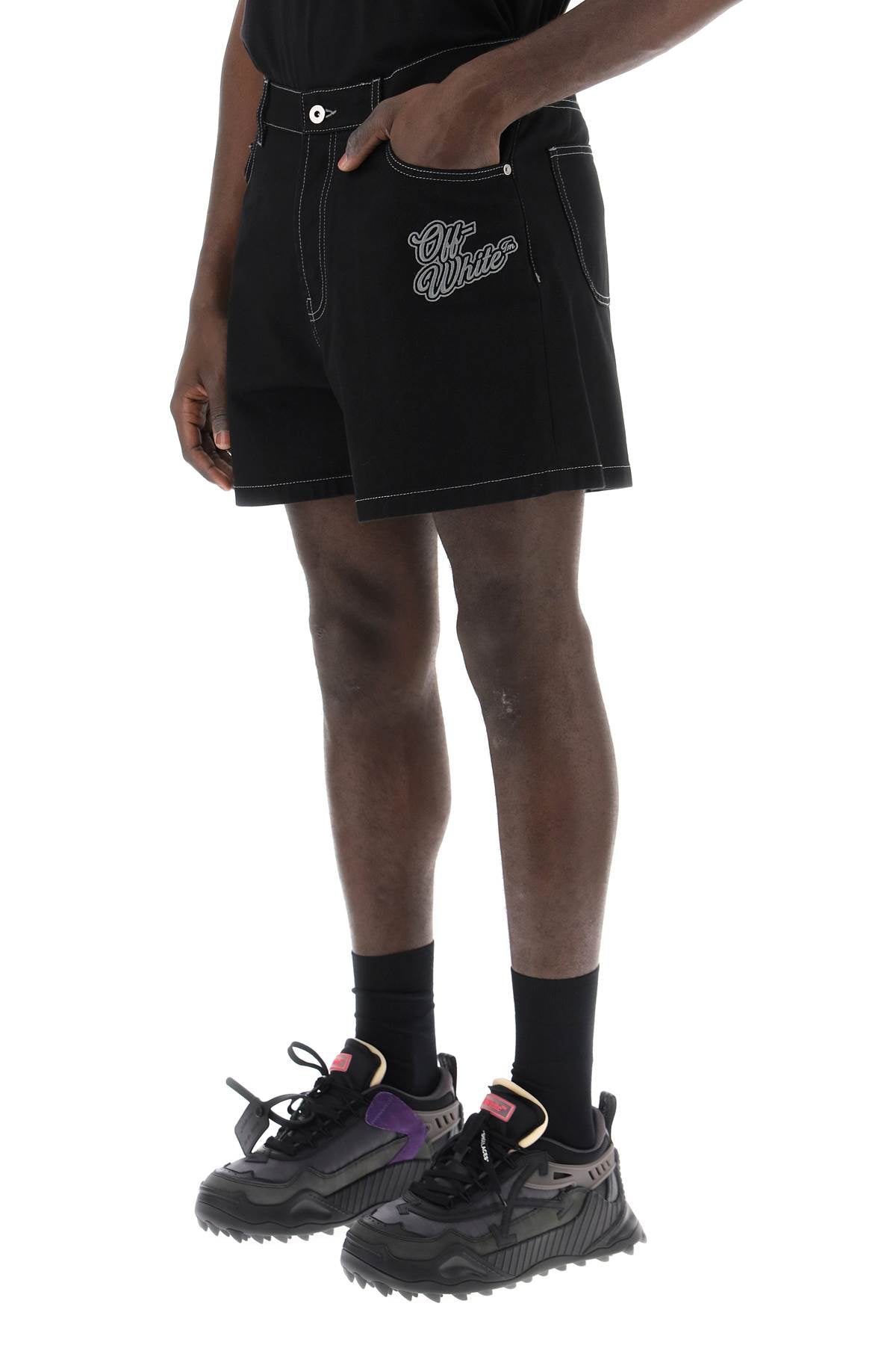 Off-White "denim bermuda shorts with 90 - VivaceVenus