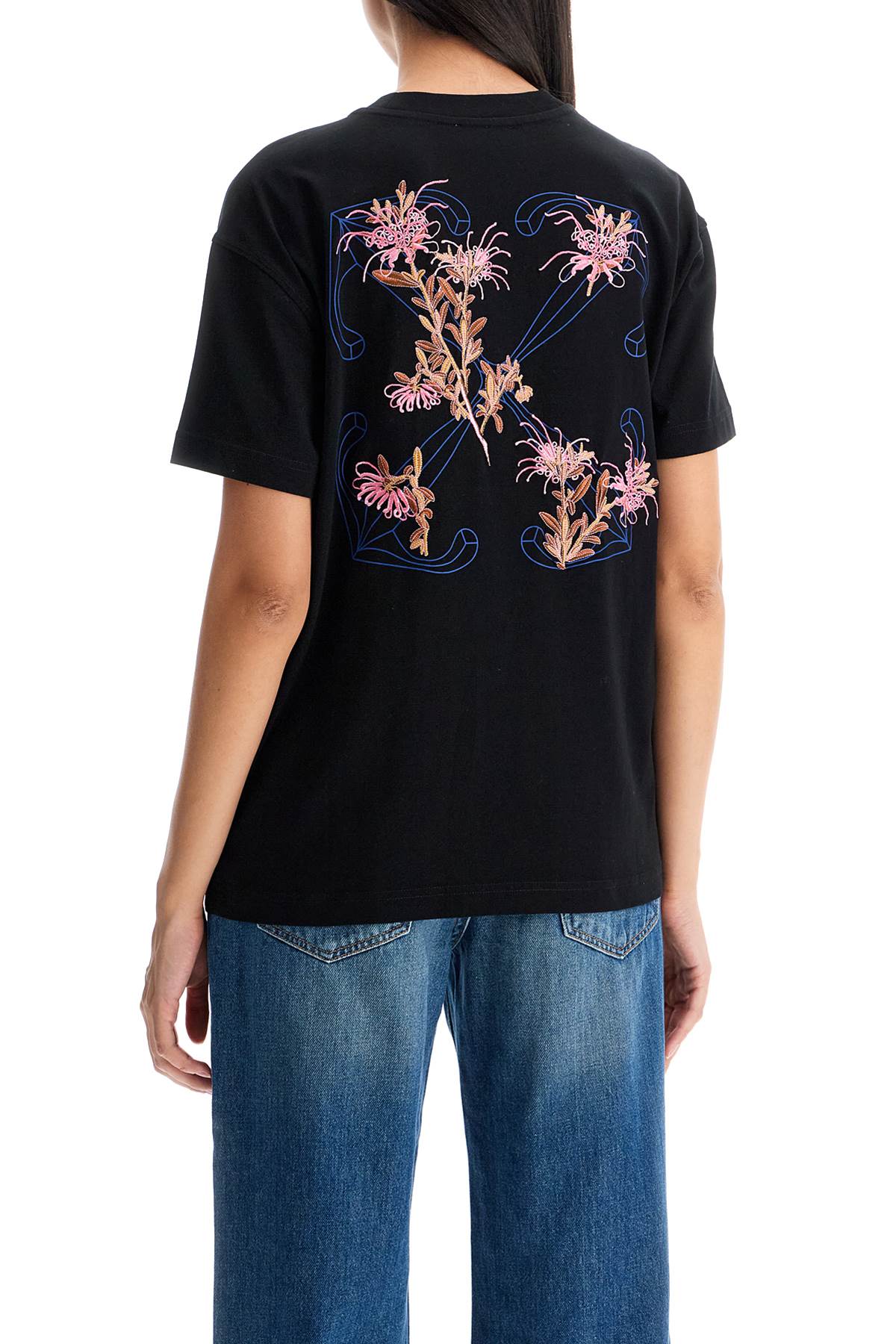 Off White Off-White pinkflower arrow t-shirt - VivaceVenus