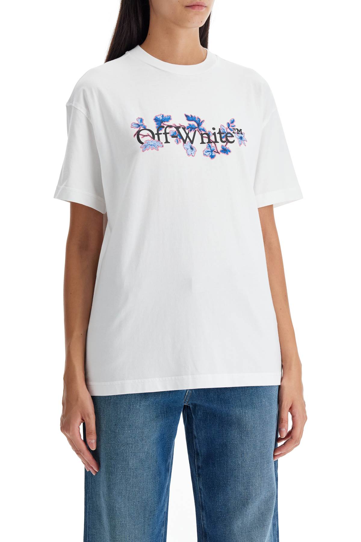 Off White Off-White flower bookish t - VivaceVenus