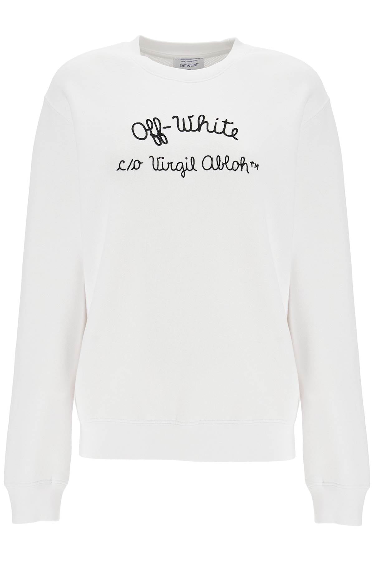 Off White Off-White crewneck sweatshirt with - VivaceVenus