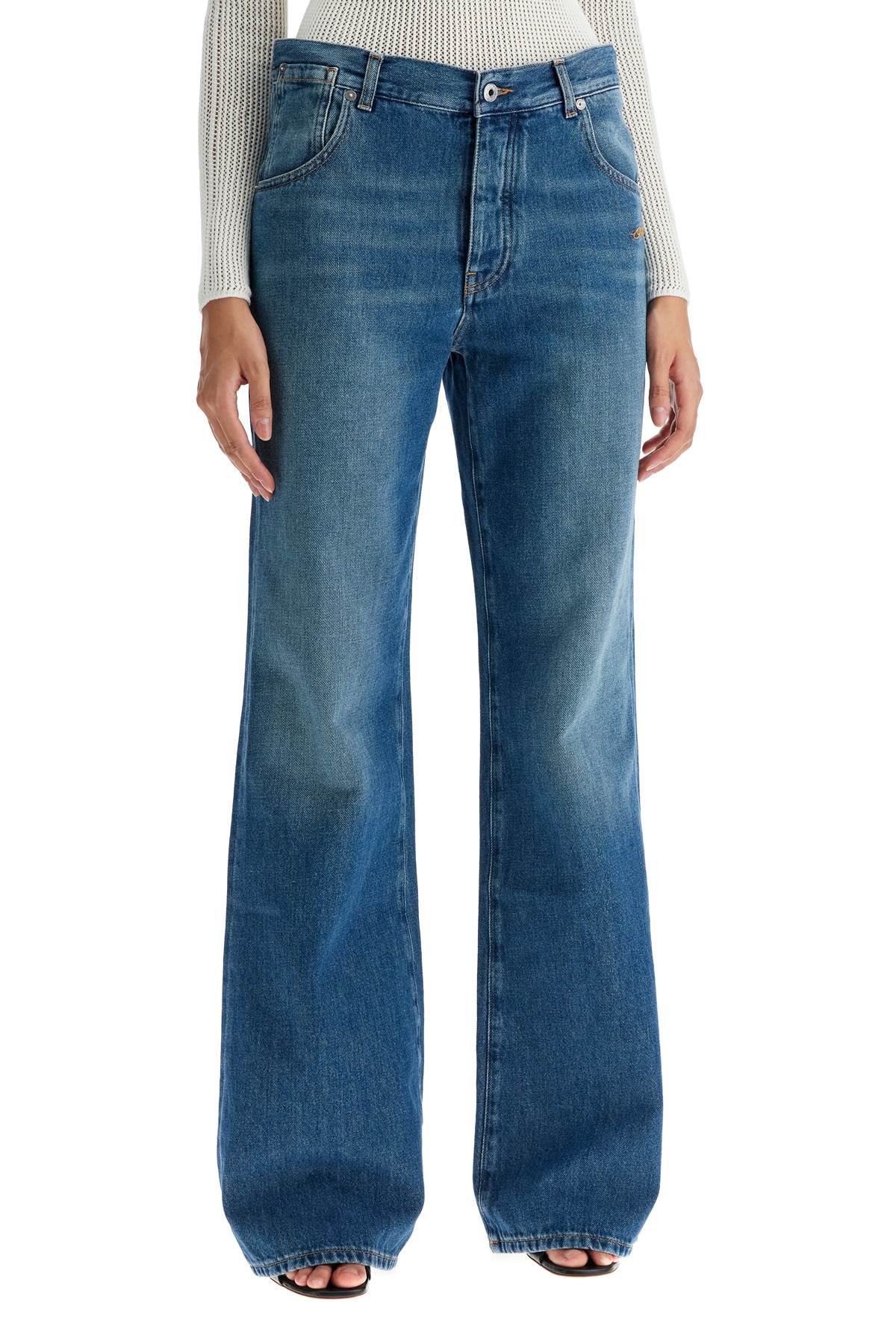 Off-White wide leg jeans - VivaceVenus