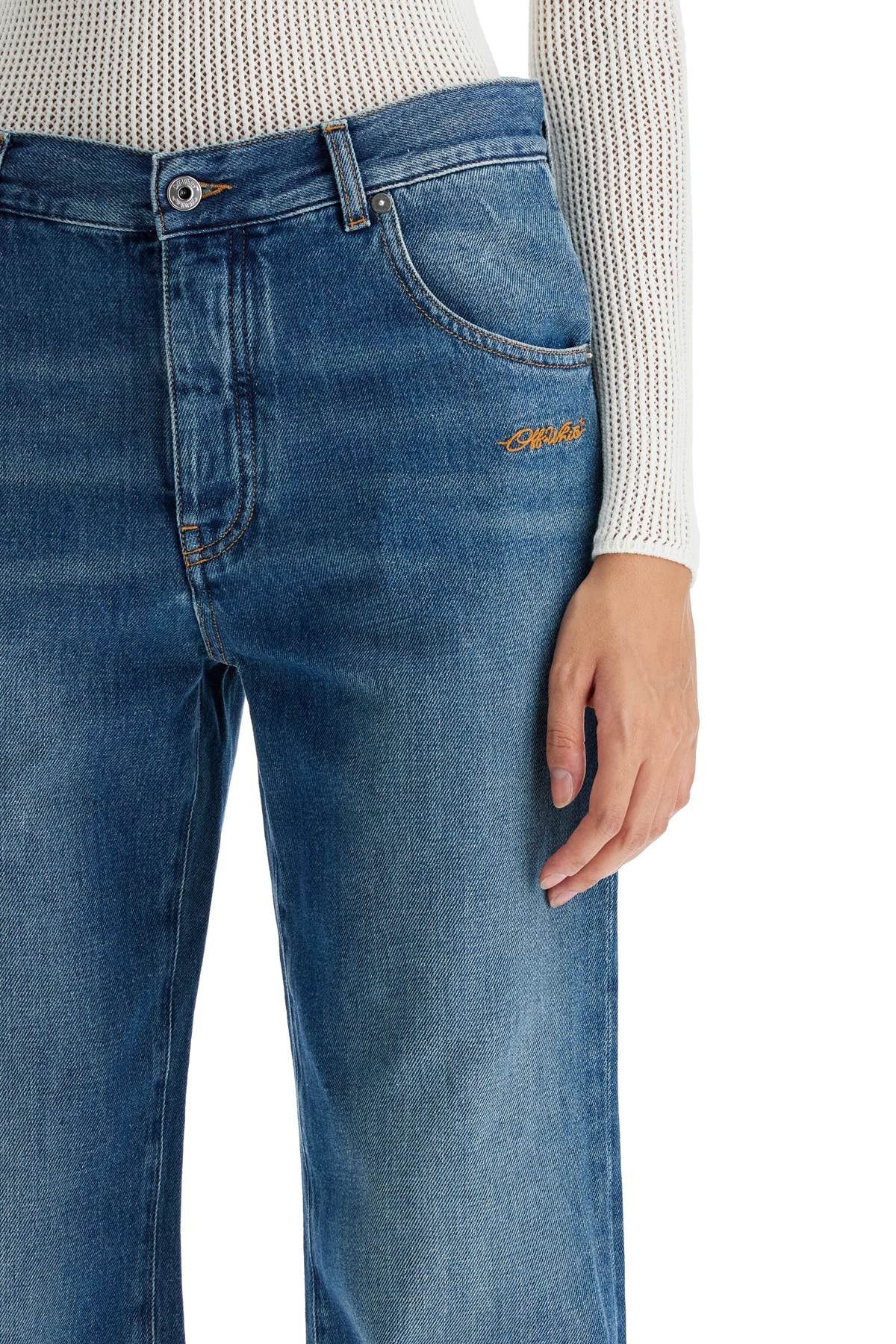 Off-White wide leg jeans - VivaceVenus