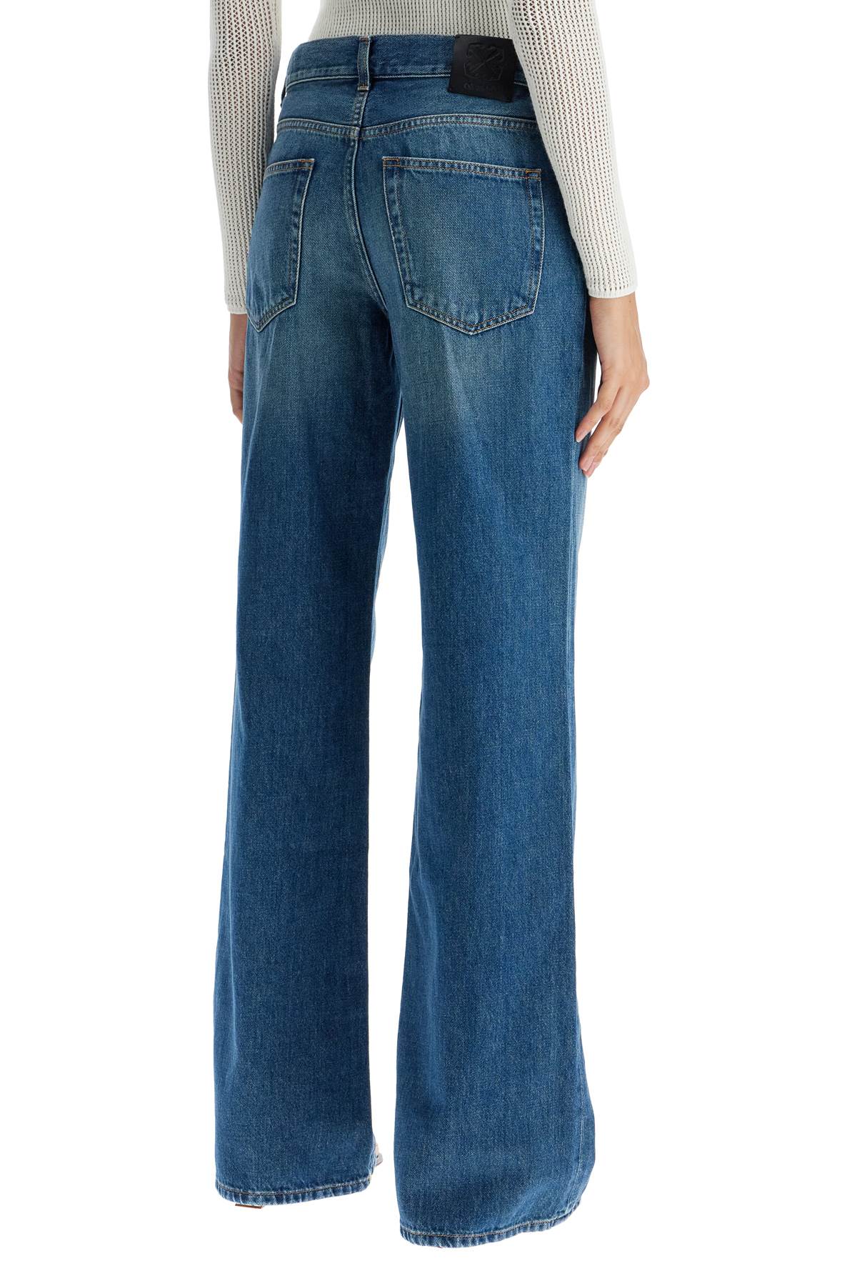 Off-White wide leg jeans - VivaceVenus