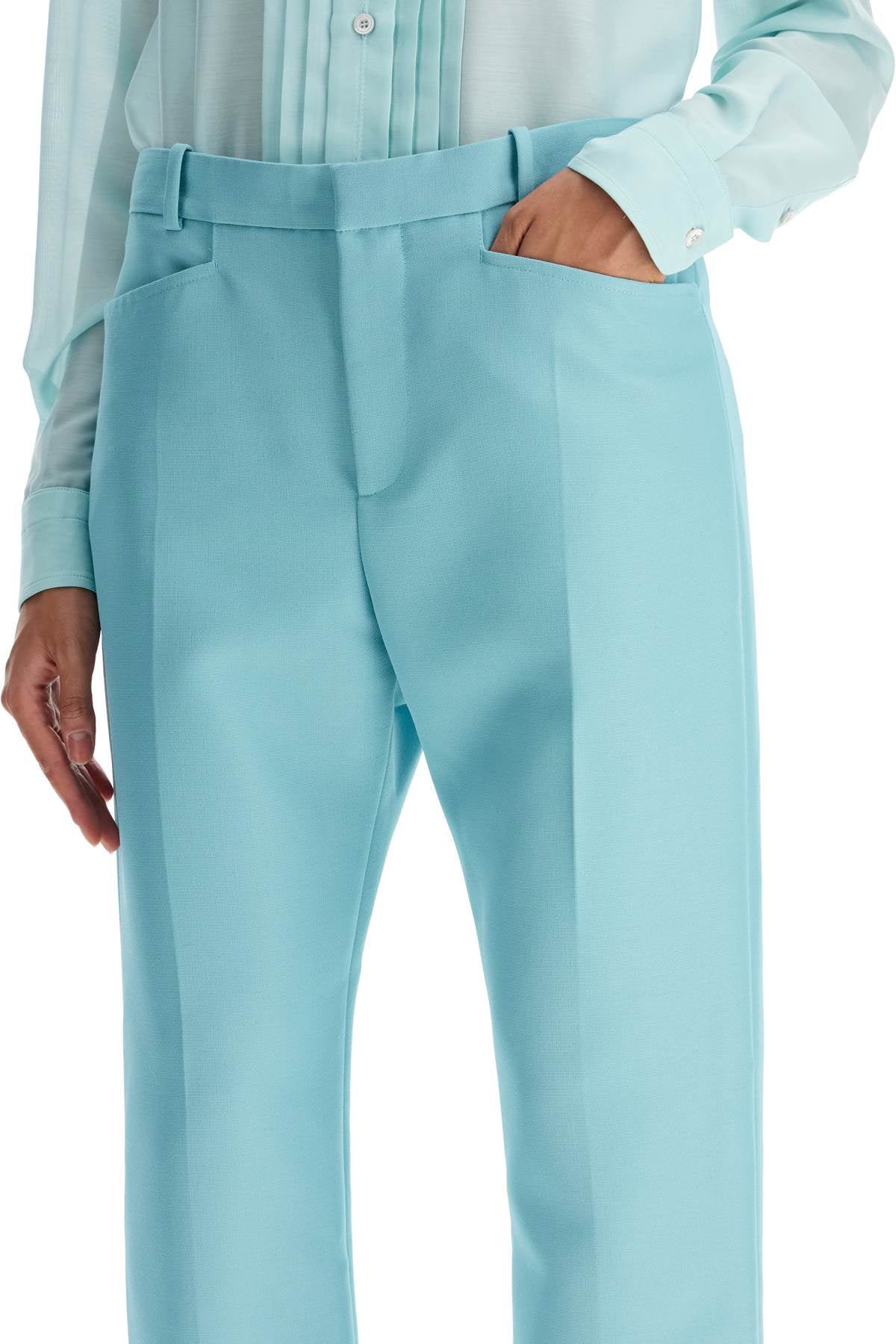 Tom Ford wallis cigarette pants in hopsack fabric - VivaceVenus