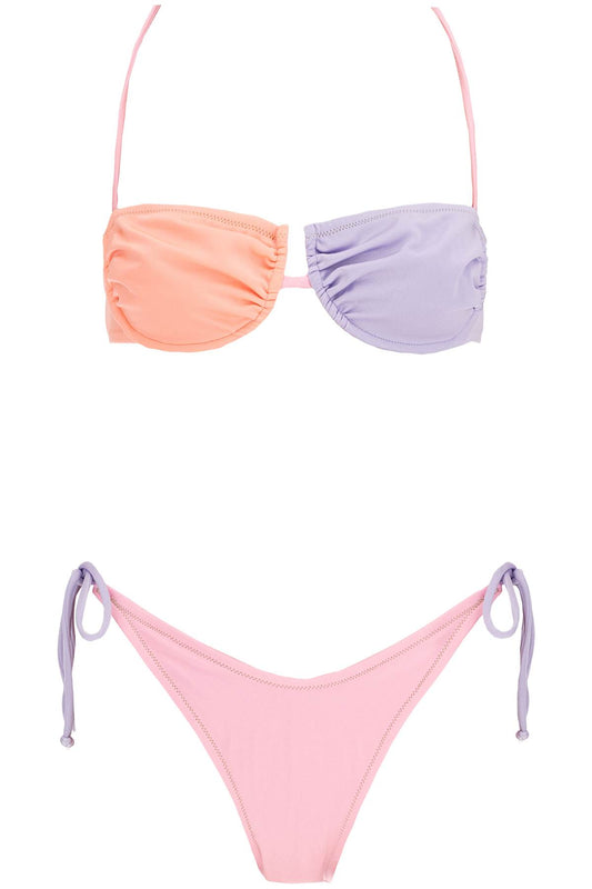 Reina Olga penny color-block bikini set - VivaceVenus