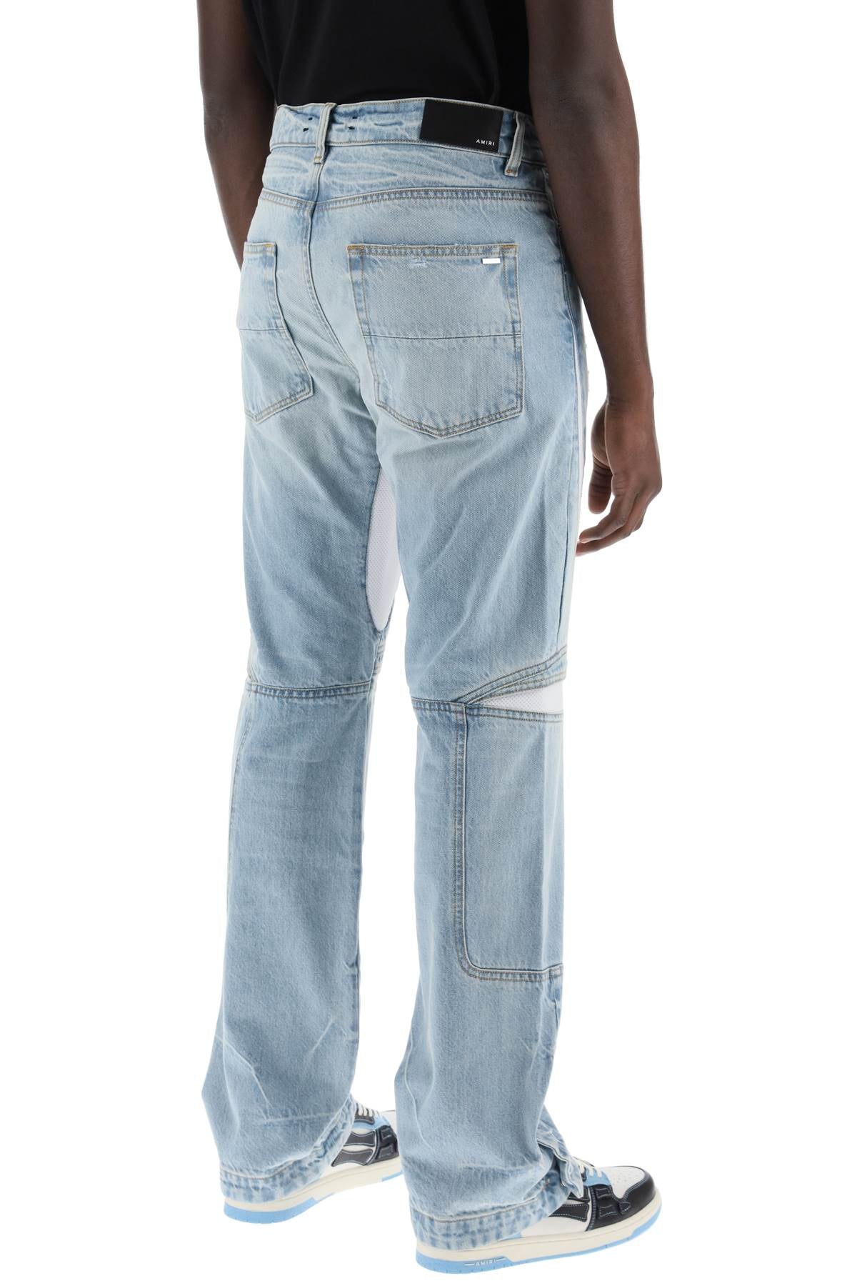 Amiri mx-3 jeans with mesh inserts - VivaceVenus