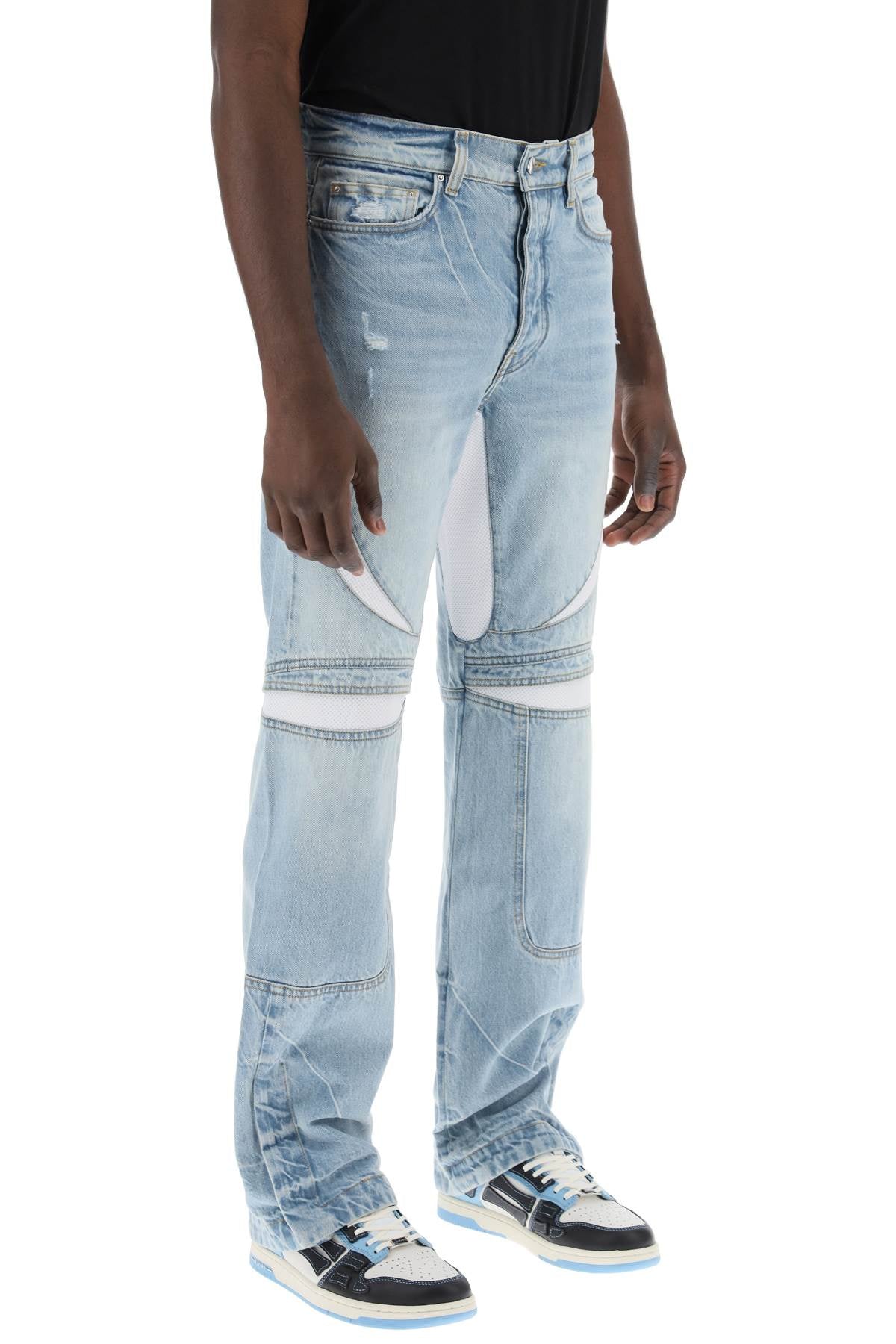 Amiri mx-3 jeans with mesh inserts - VivaceVenus