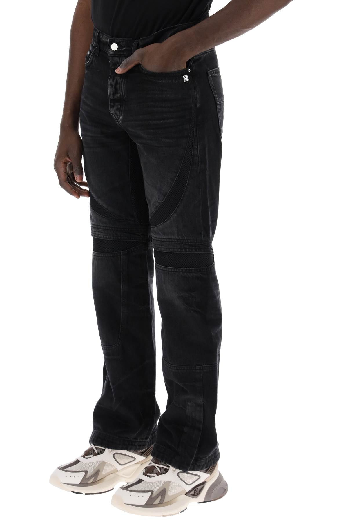 Amiri mx-3 jeans with mesh inserts - VivaceVenus