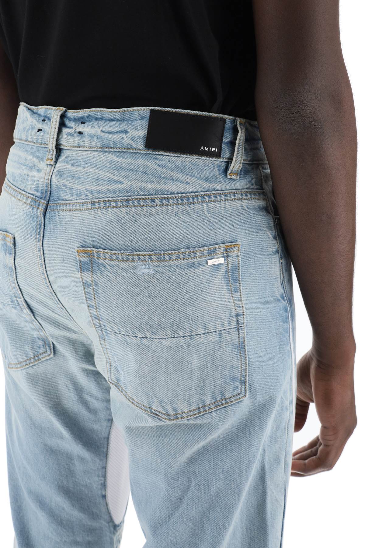 Amiri mx-3 jeans with mesh inserts - VivaceVenus