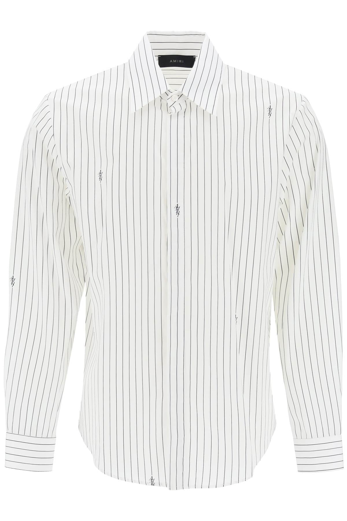 Amiri striped shirt with staggered logo - VivaceVenus