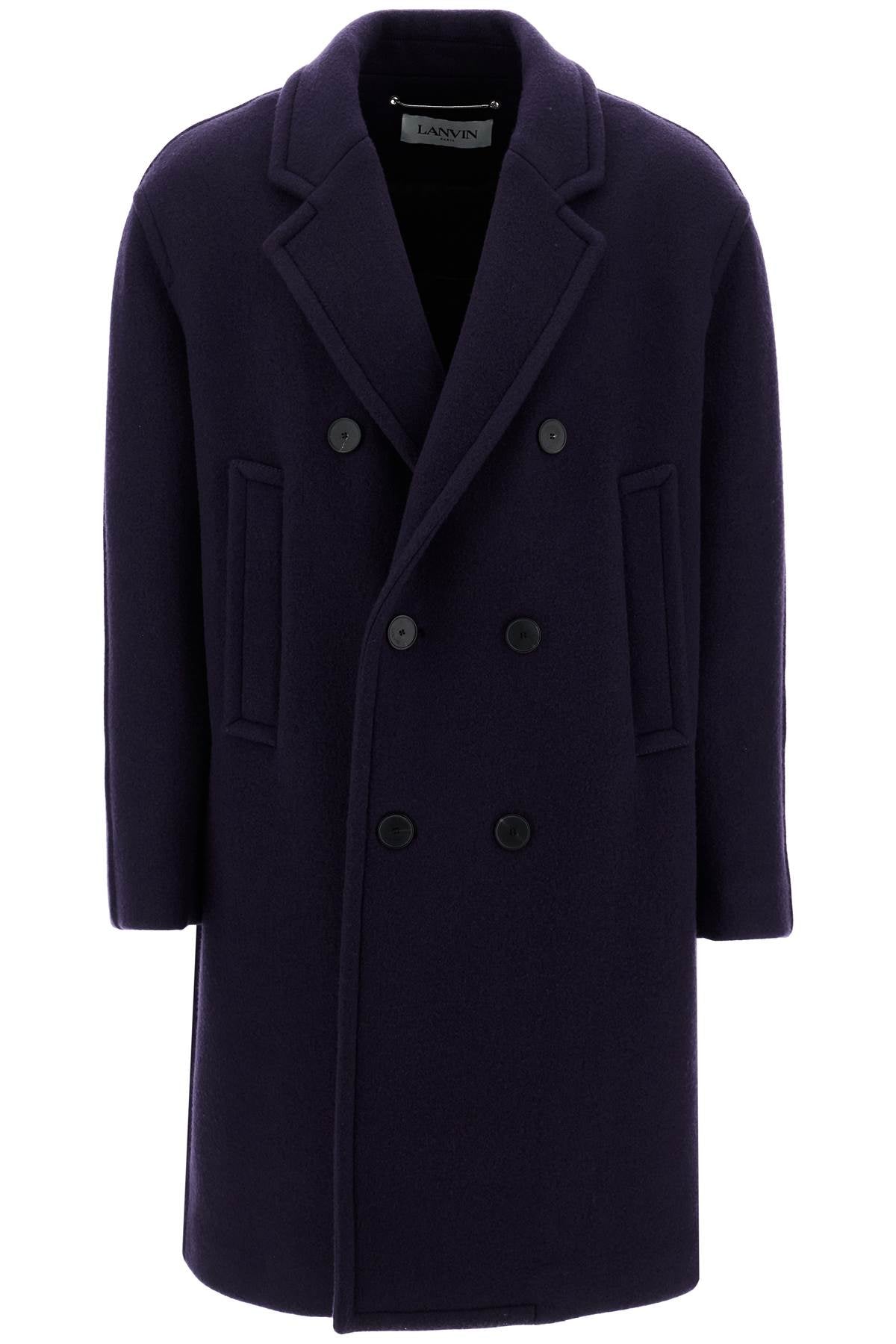 Lanvin double-breasted heavy wool coat - VivaceVenus